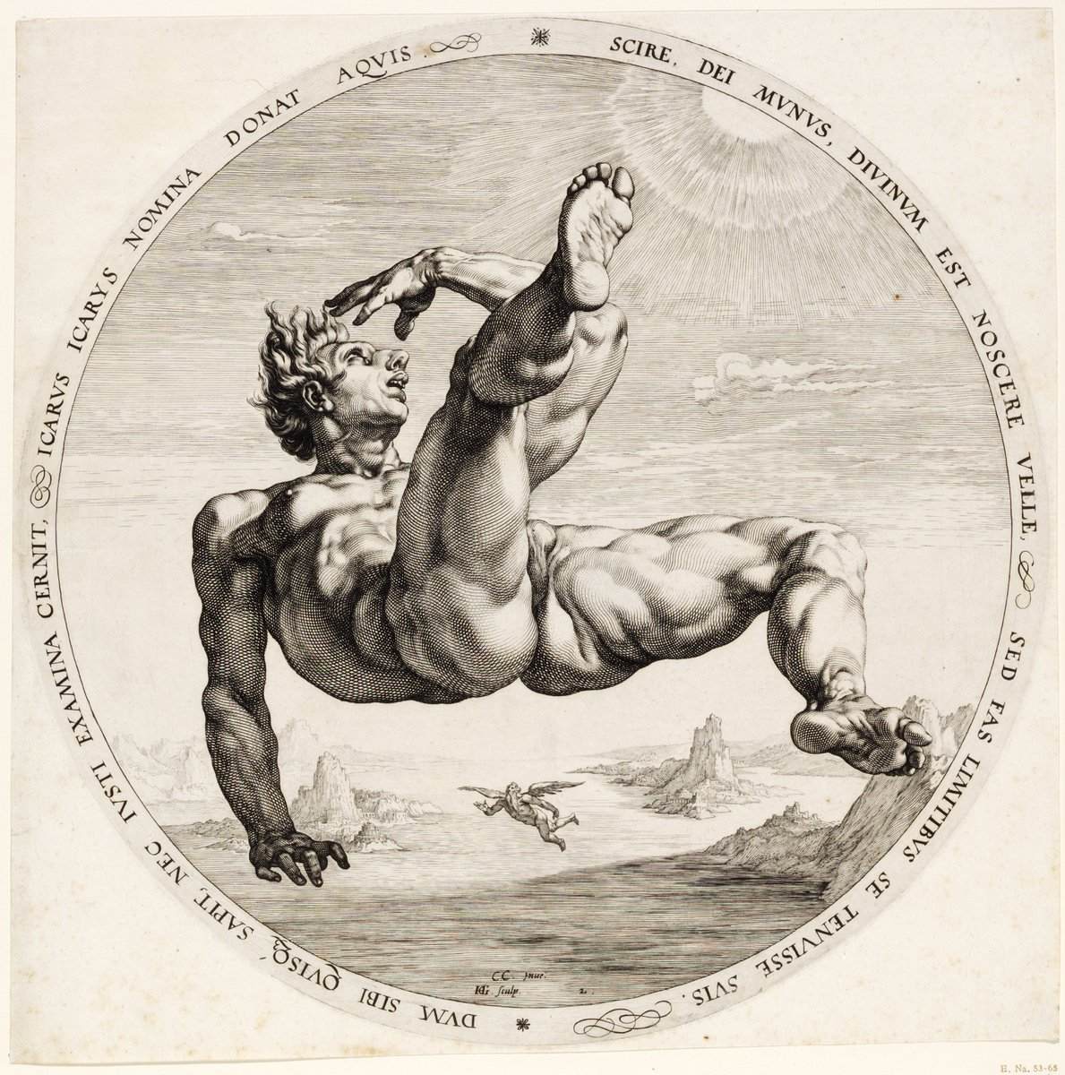 Icarus by GOLTZIUS, Hendrick