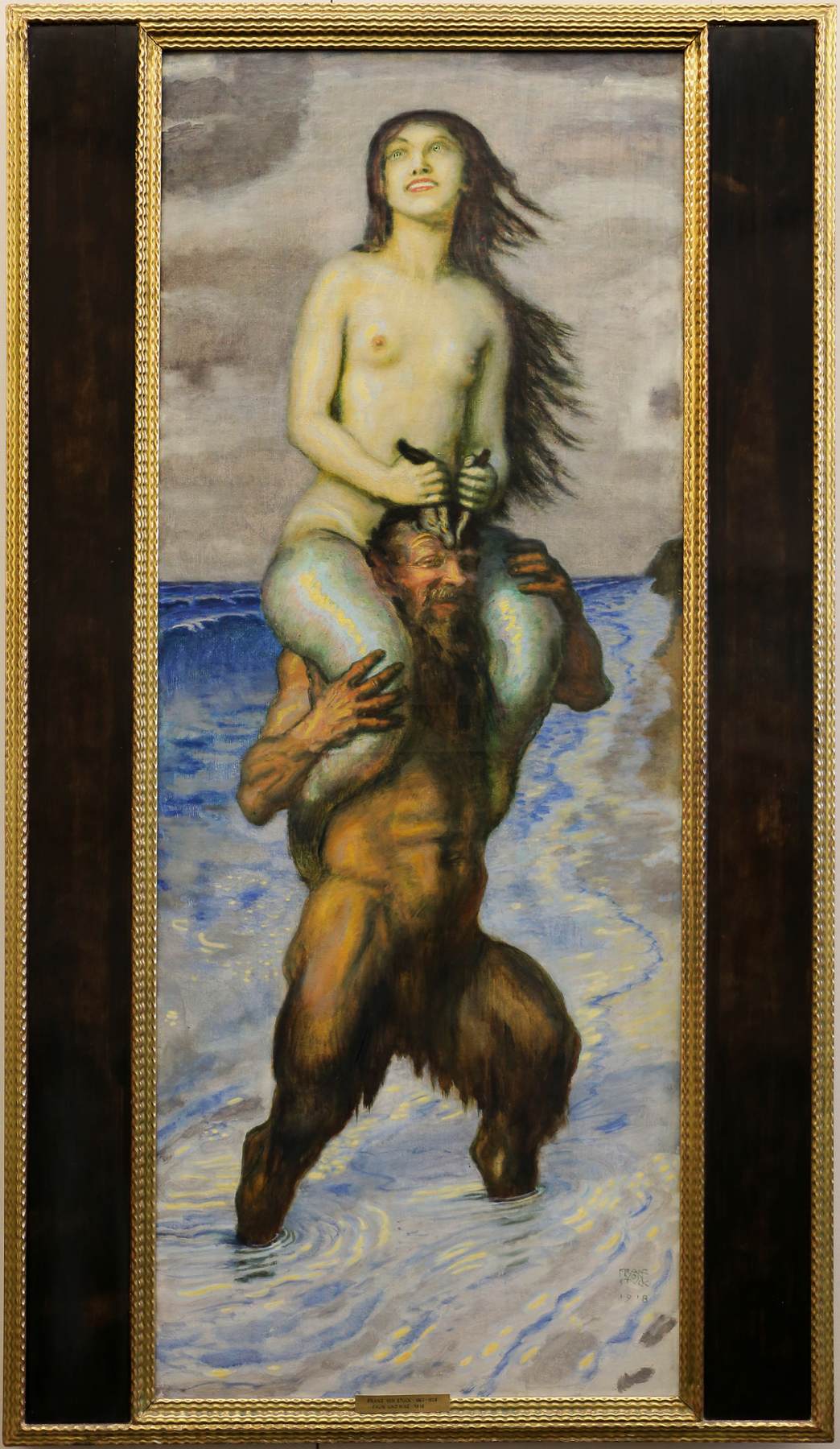 Faun and Mermaid by STUCK, Franz von