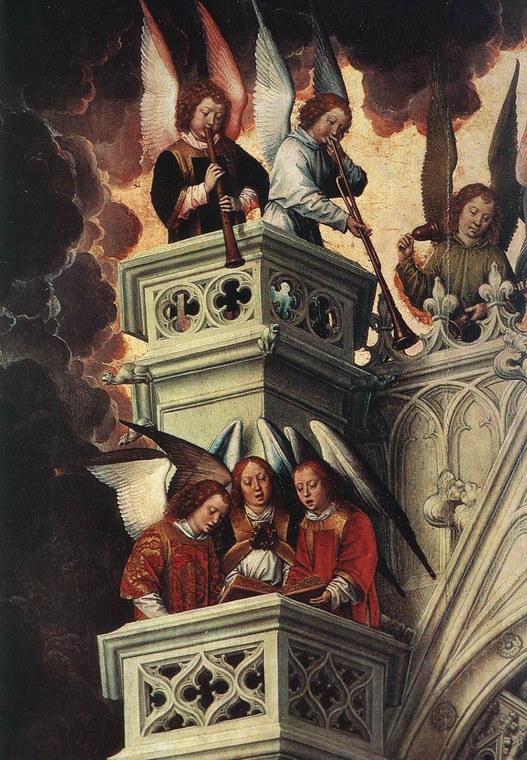 Last Judgment Triptych (detail) by MEMLING, Hans