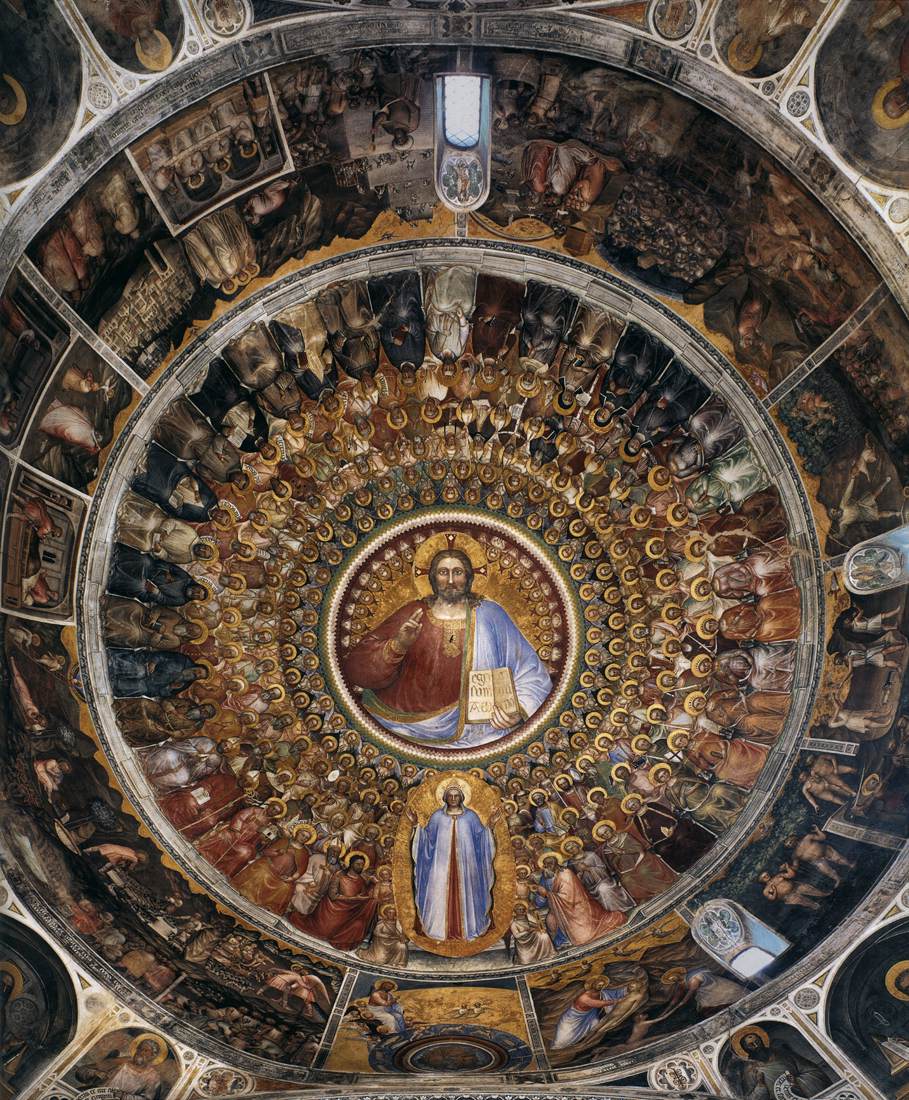 Paradise (dome frescoes) by GIUSTO de' Menabuoi