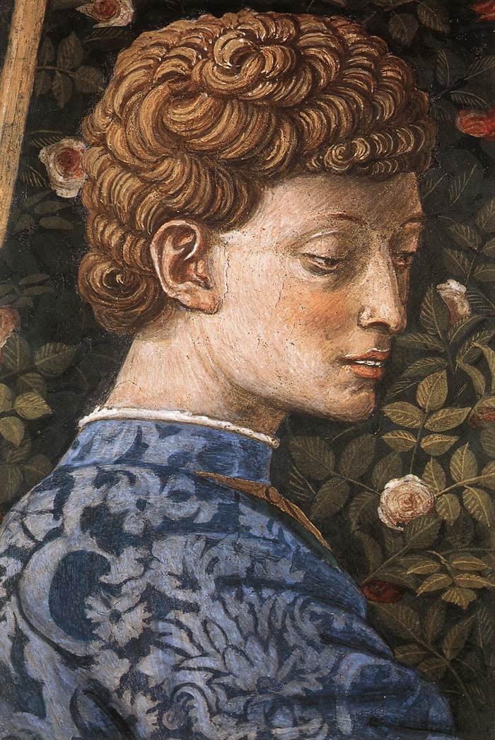 Procession of the Middle King (detail) by GOZZOLI, Benozzo