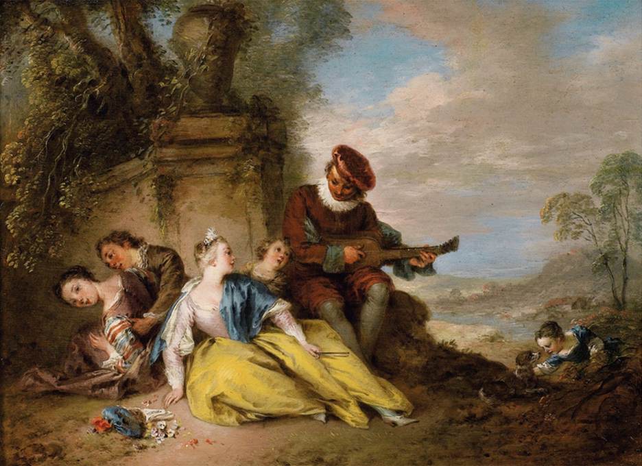 The Musicians by PATER, Jean Baptiste Joseph