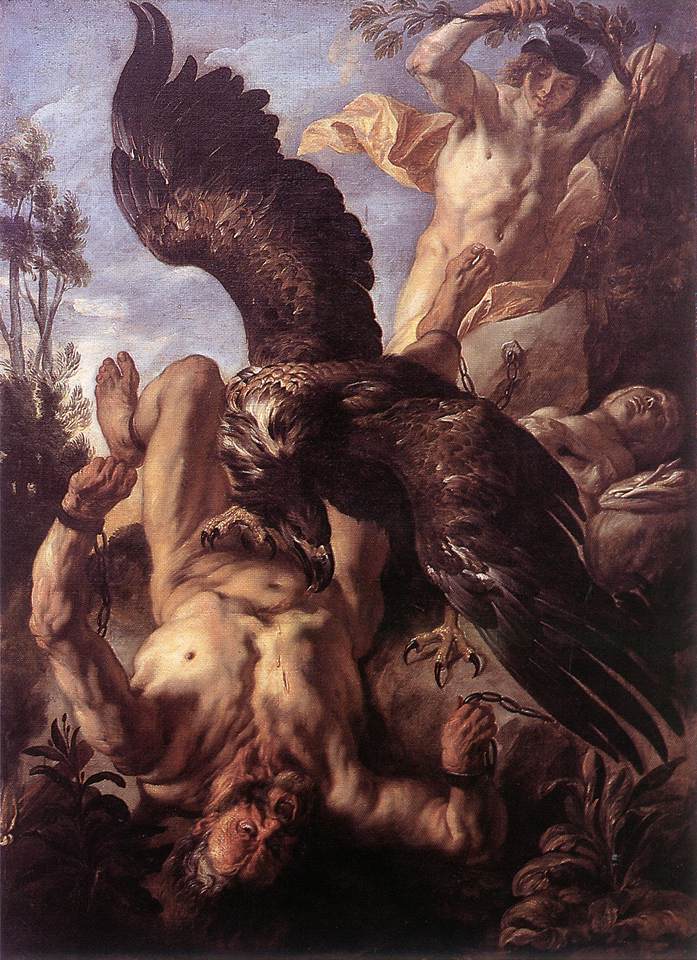 Prometheus Bound by JORDAENS, Jacob