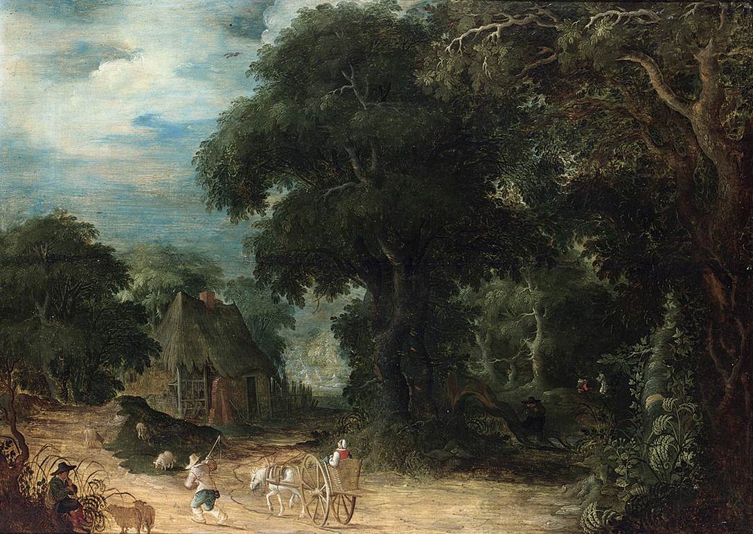 Wooded Landscape by GOVAERTS, Abraham