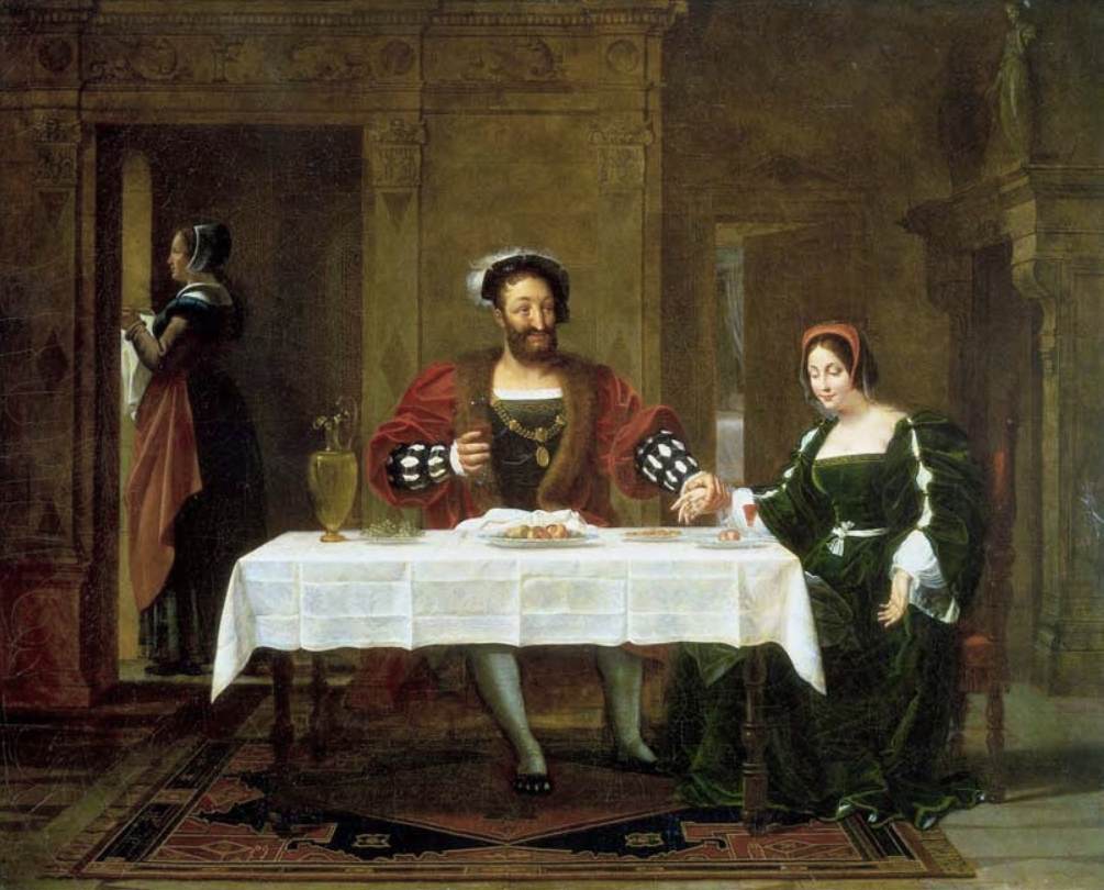 François I and La Belle Ferronière by MENJAUD, Alexandre