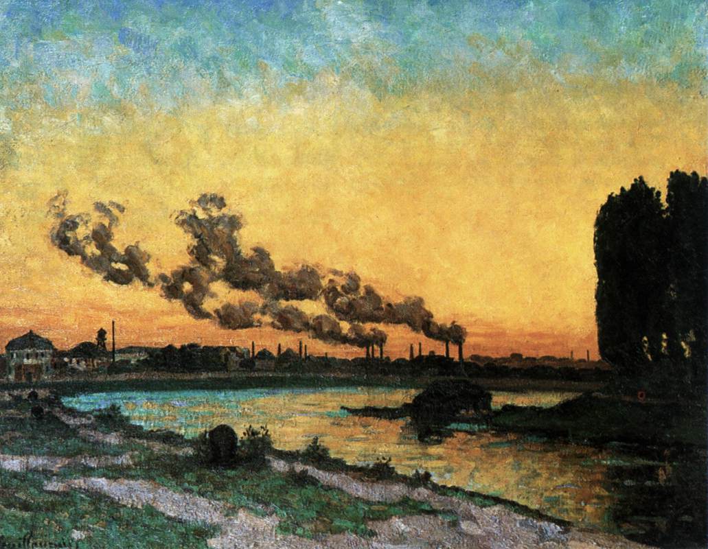 Sunset at Ivry by GUILLAUMIN, Armand