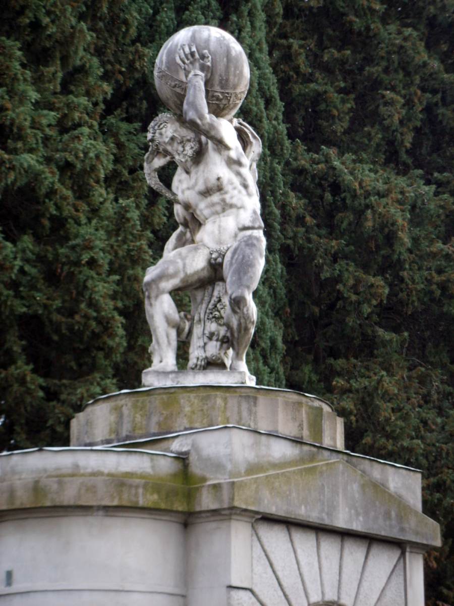 Hercules Upholding the Celestial Globe by ROSSI, Vincenzo de'