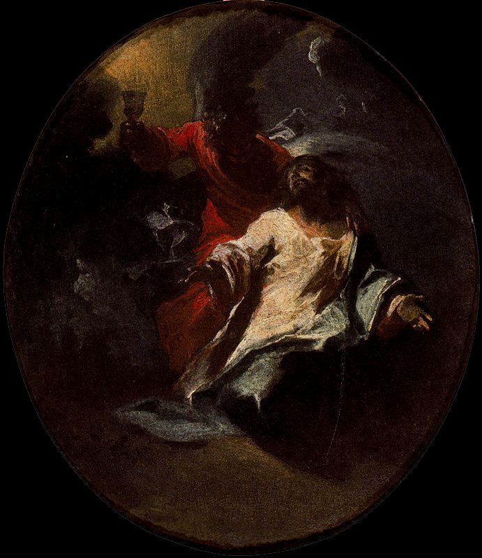 The Agony of Christ in the Garden by BAZZANI, Giuseppe