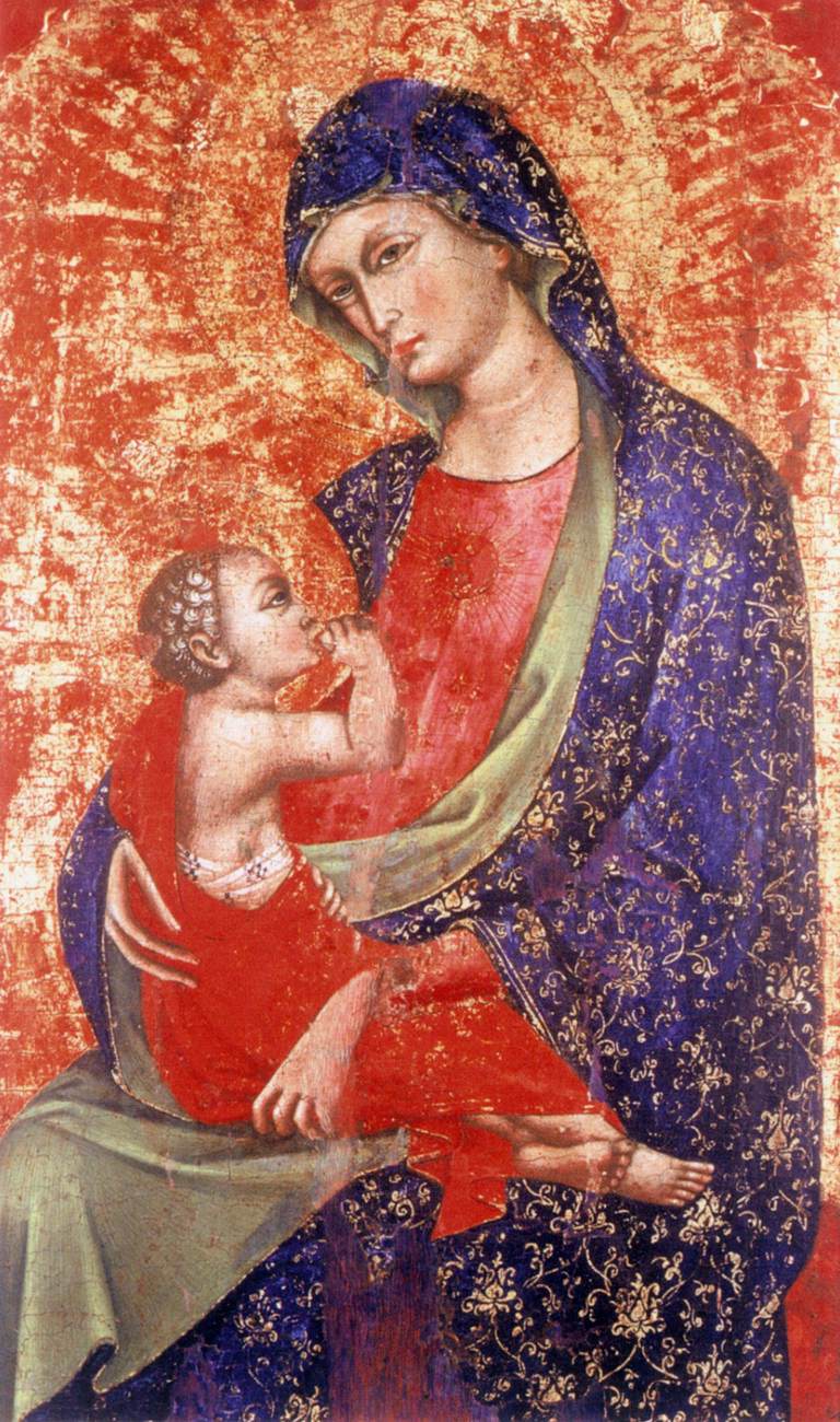 Virgin and Child by MENEGHELLO di Giovanni de' Canali