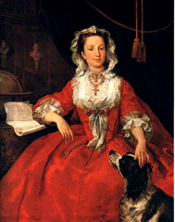 Portrait of Mary Edwards by HOGARTH, William