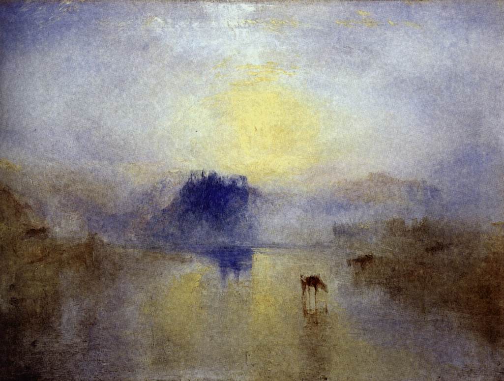 Norham Castle, Sunrise by TURNER, Joseph Mallord William