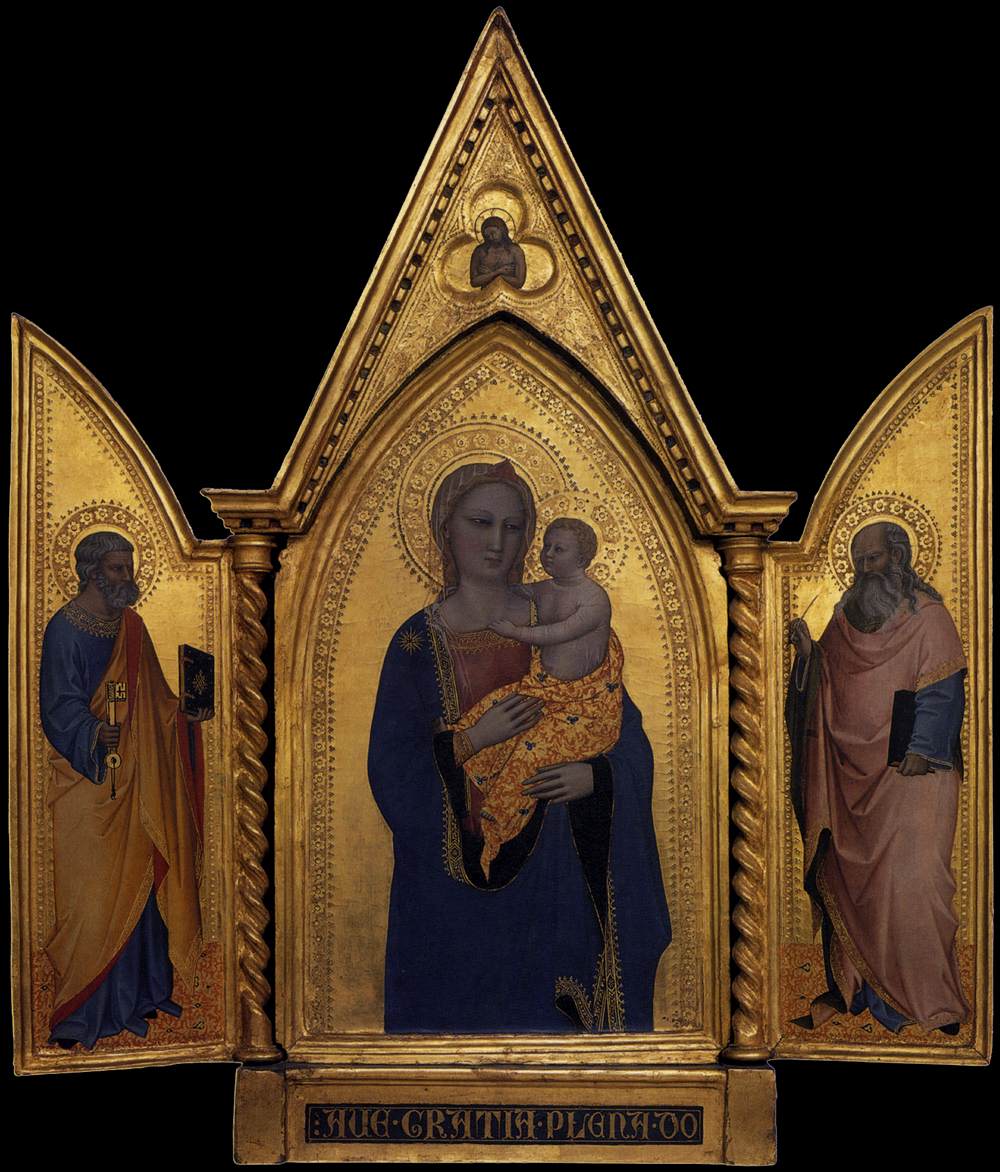 Madonna and Child with Sts Peter and John the Evangelist by NARDO DI CIONE