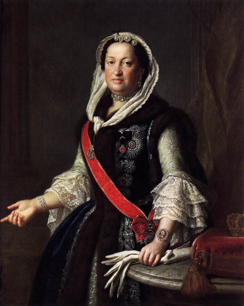 Queen Maria Josepha, Wife of King Augustus III of Poland by ROTARI, Pietro Antonio