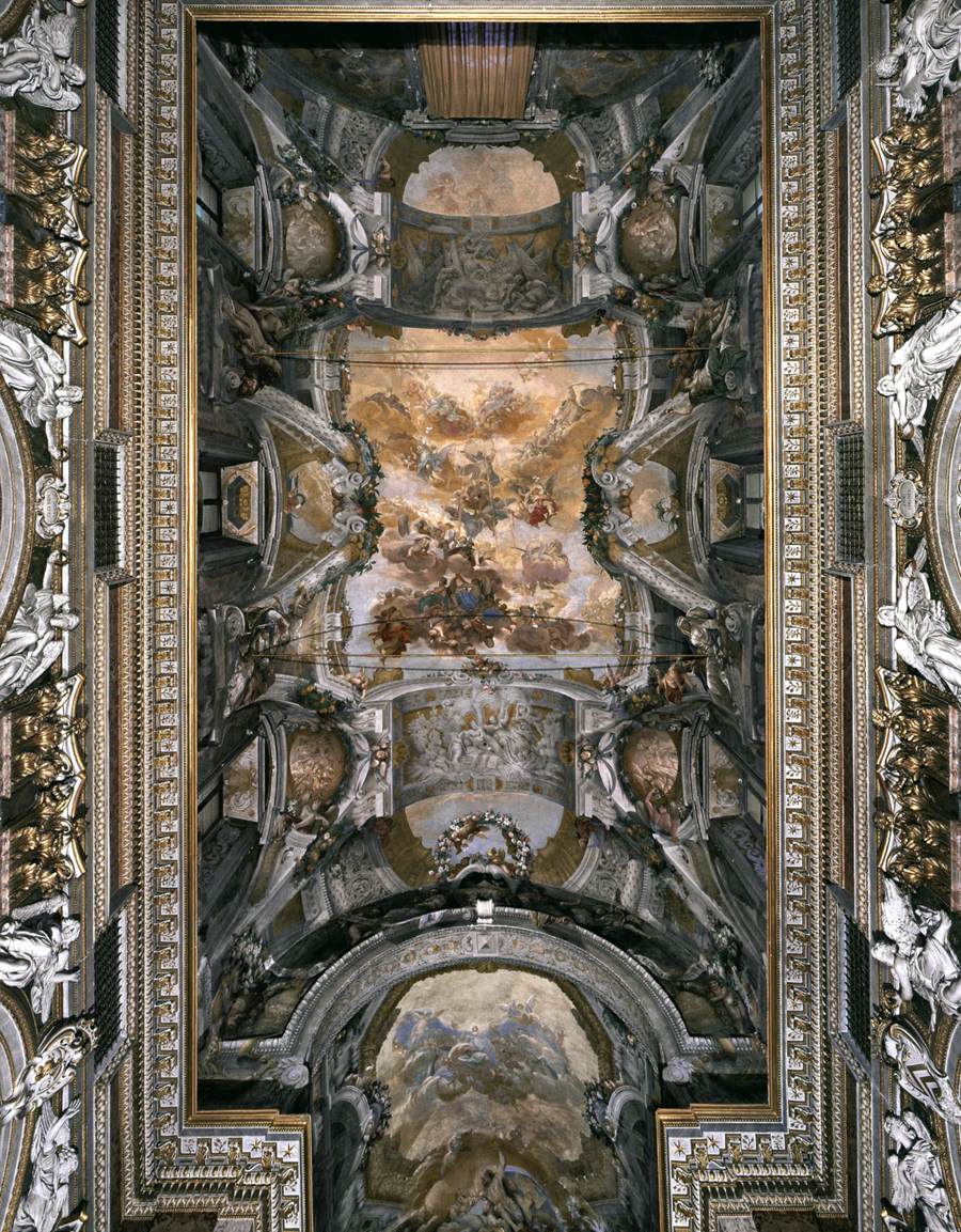 Nave vault decoration by HAFFNER, Enrico Giovanni