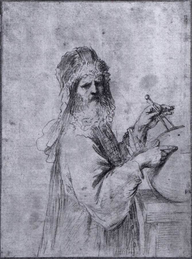 A Cosmographer by GUERCINO