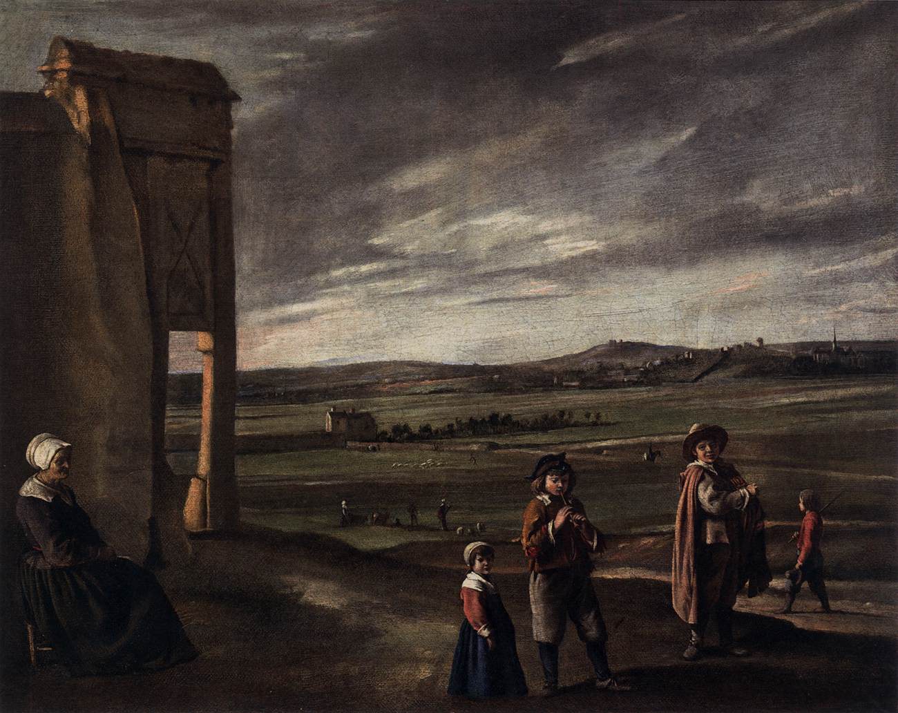 Landscape with Peasants by LE NAIN, Matthieu