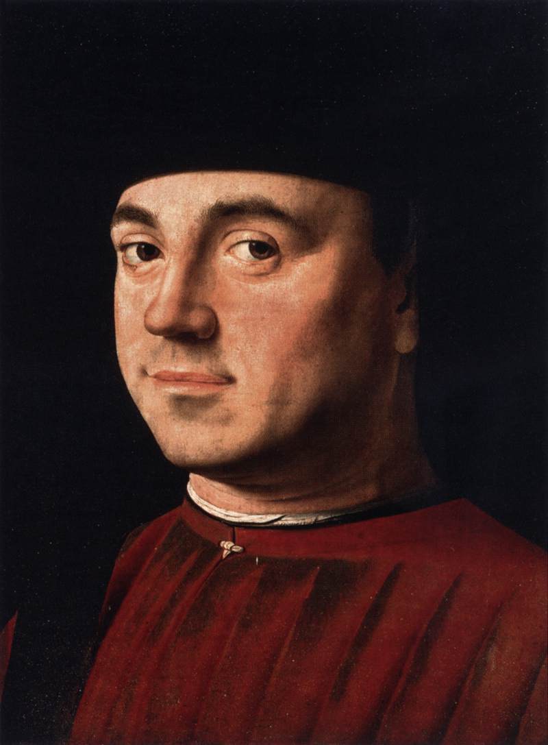 Portrait of a Man by ANTONELLO da Messina