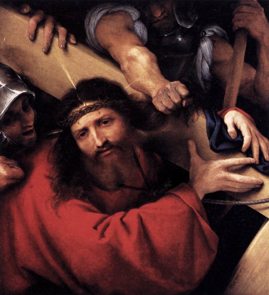 Christ Carrying the Cross by LOTTO, Lorenzo