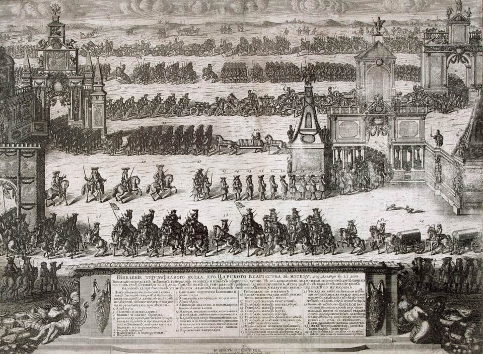 Triumphal Entry of the Russian Troops into Moscow by