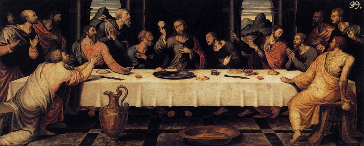 The Last Supper by JUANES, Juan de