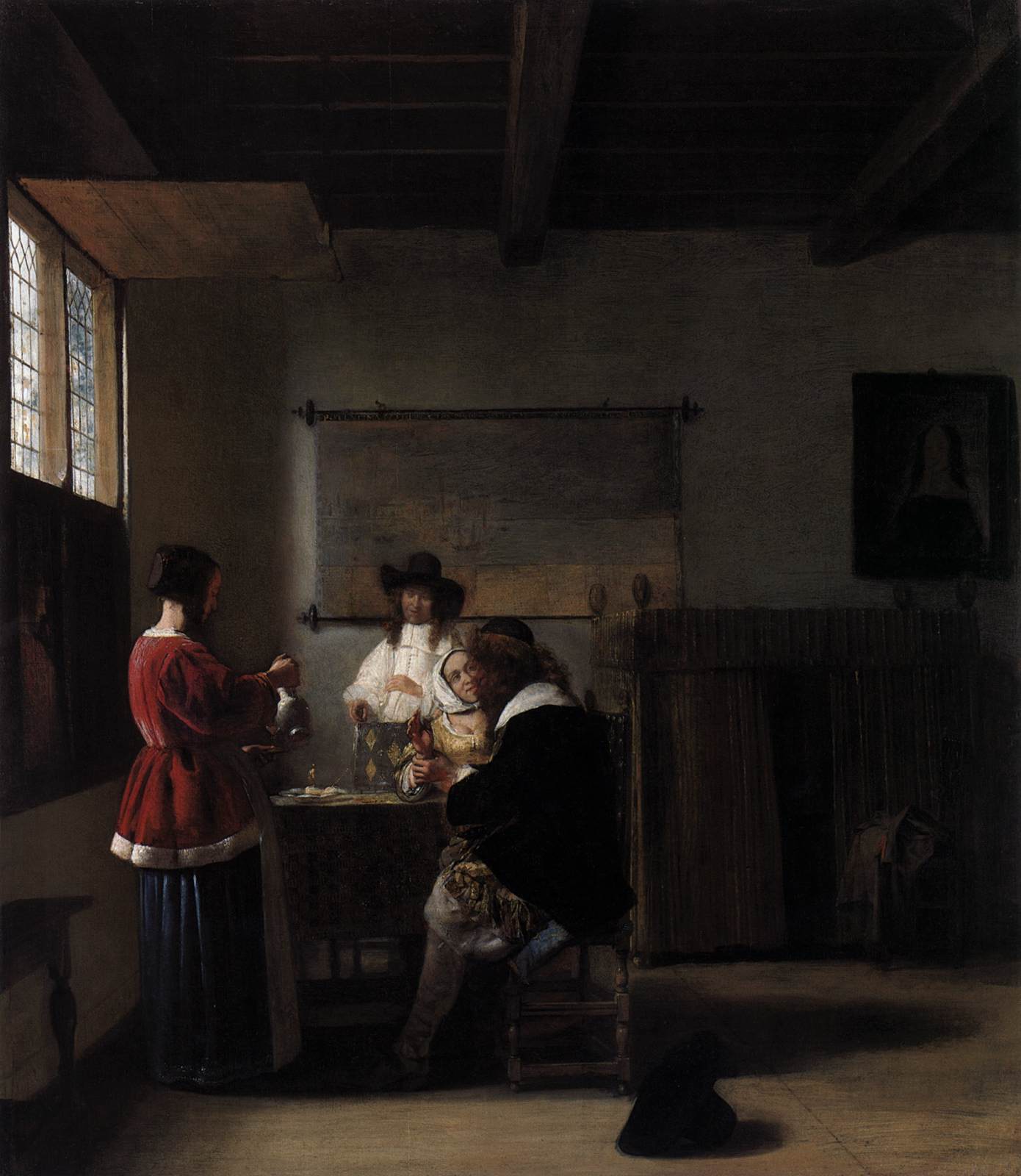 The Visit by HOOCH, Pieter de