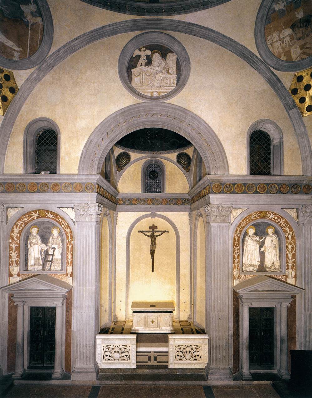 Old Sacristy by BRUNELLESCHI, Filippo