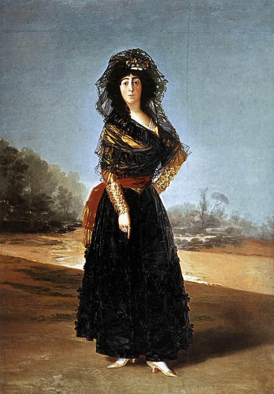 Portrait of the Duchess of Alba by GOYA Y LUCIENTES, Francisco de