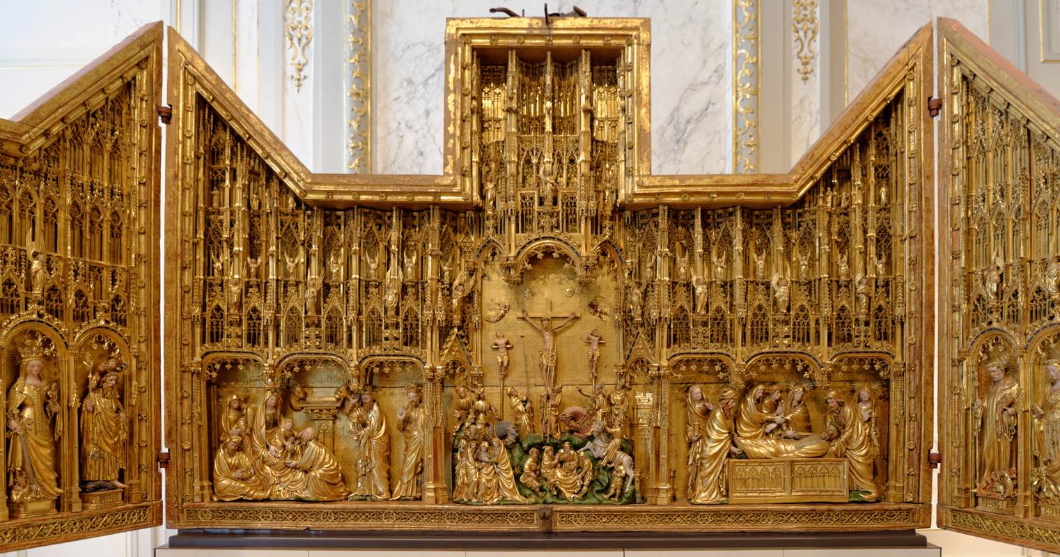 The Dijon Altarpiece (Retable of the Crucifixion) by BAERZE, Jacques de