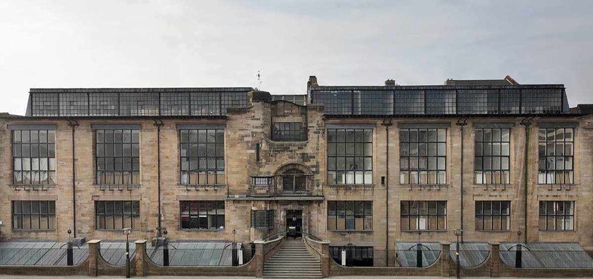 Exterior view by MACKINTOSH, Charles Rennie