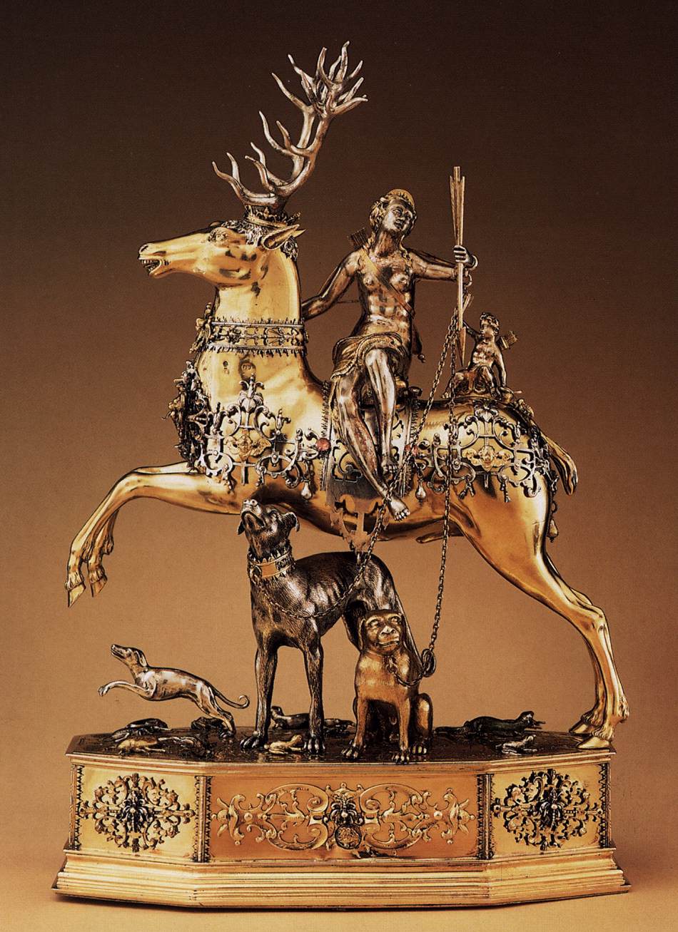 Diana and the Stag by FRIESS, Joachim