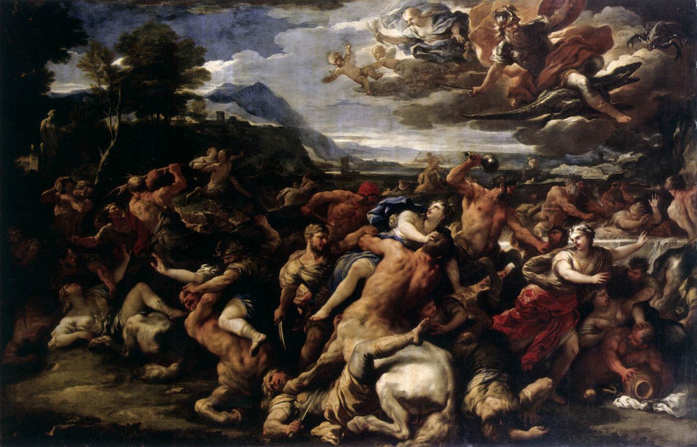 Battle between the Lapiths and the Centaurs by