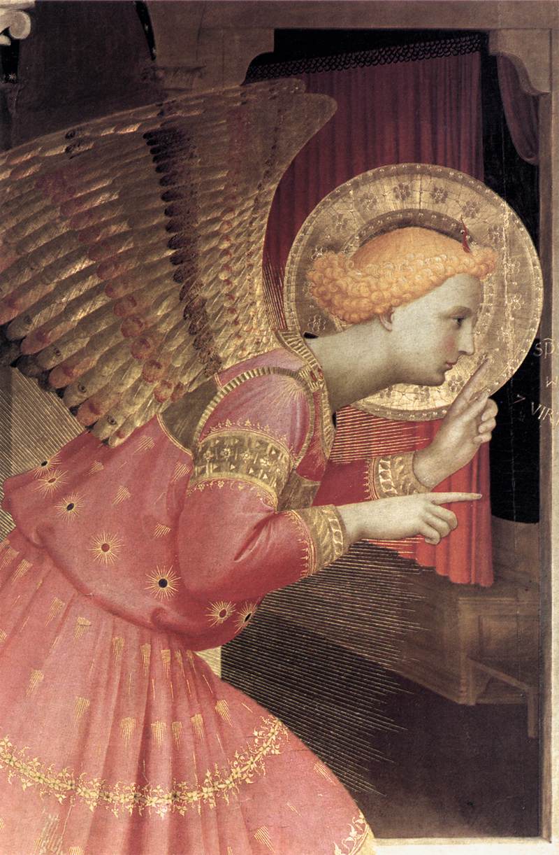 Annunciation (detail) by