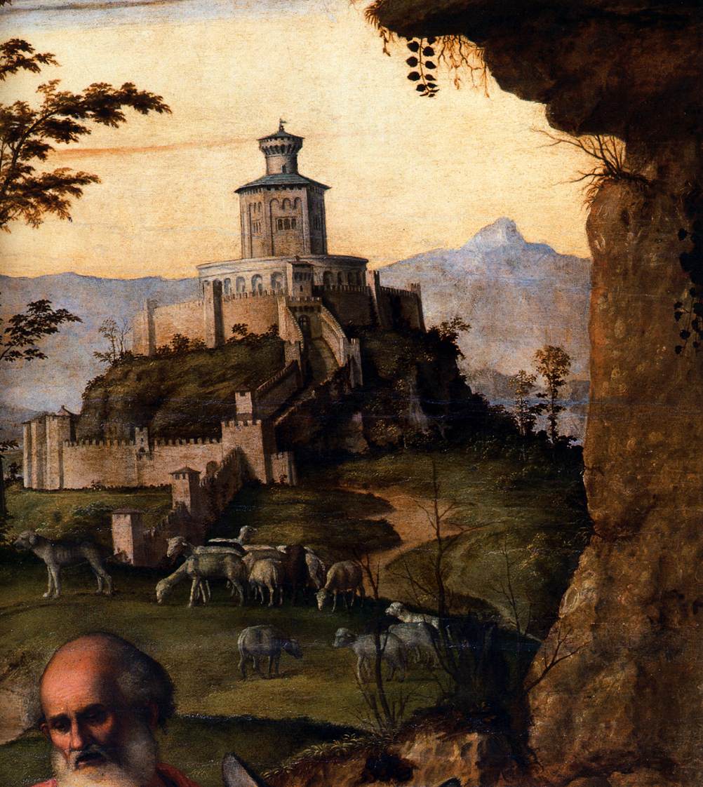 Adoration of the Shepherds (detail) by CIMA da Conegliano