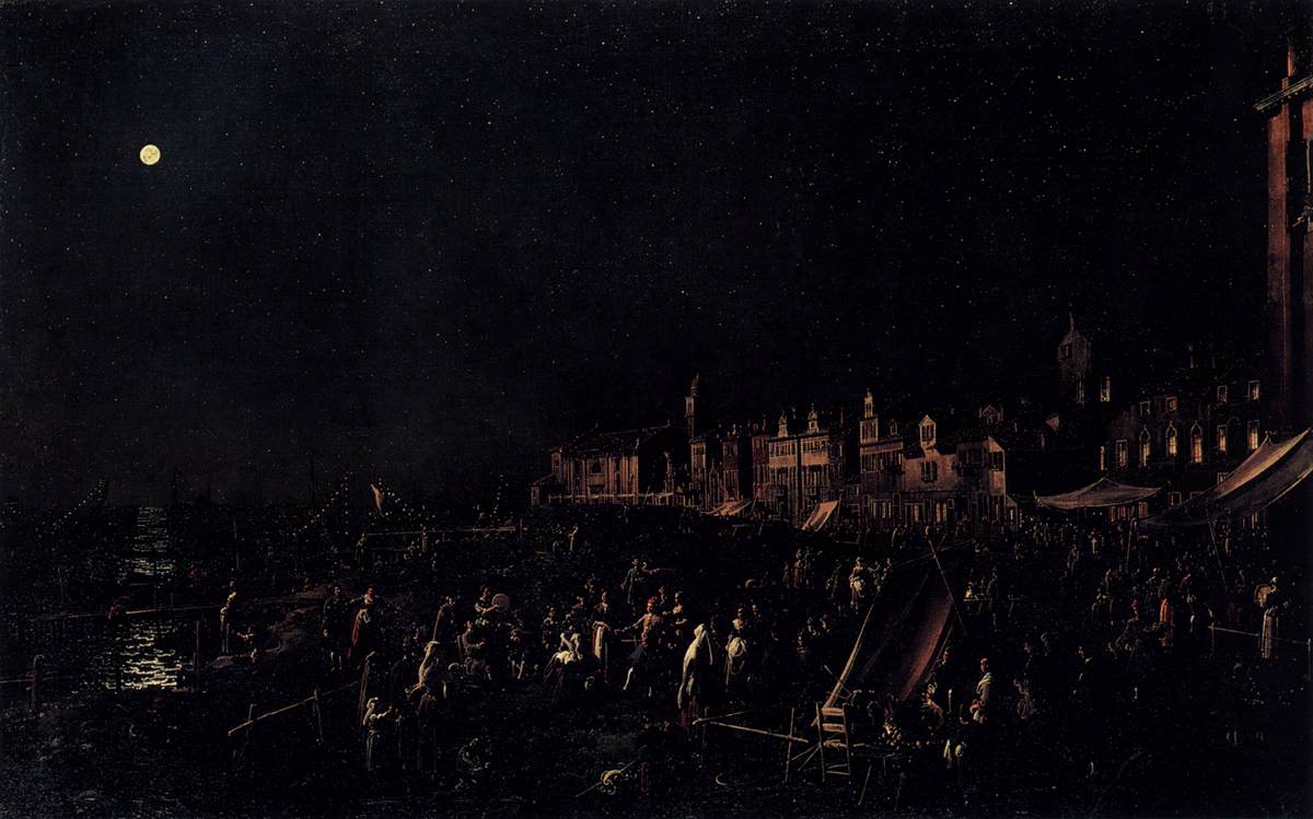 La Vigilia di Santa Marta by CANALETTO