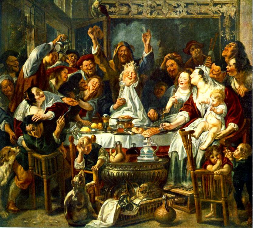 The King Drinks by JORDAENS, Jacob