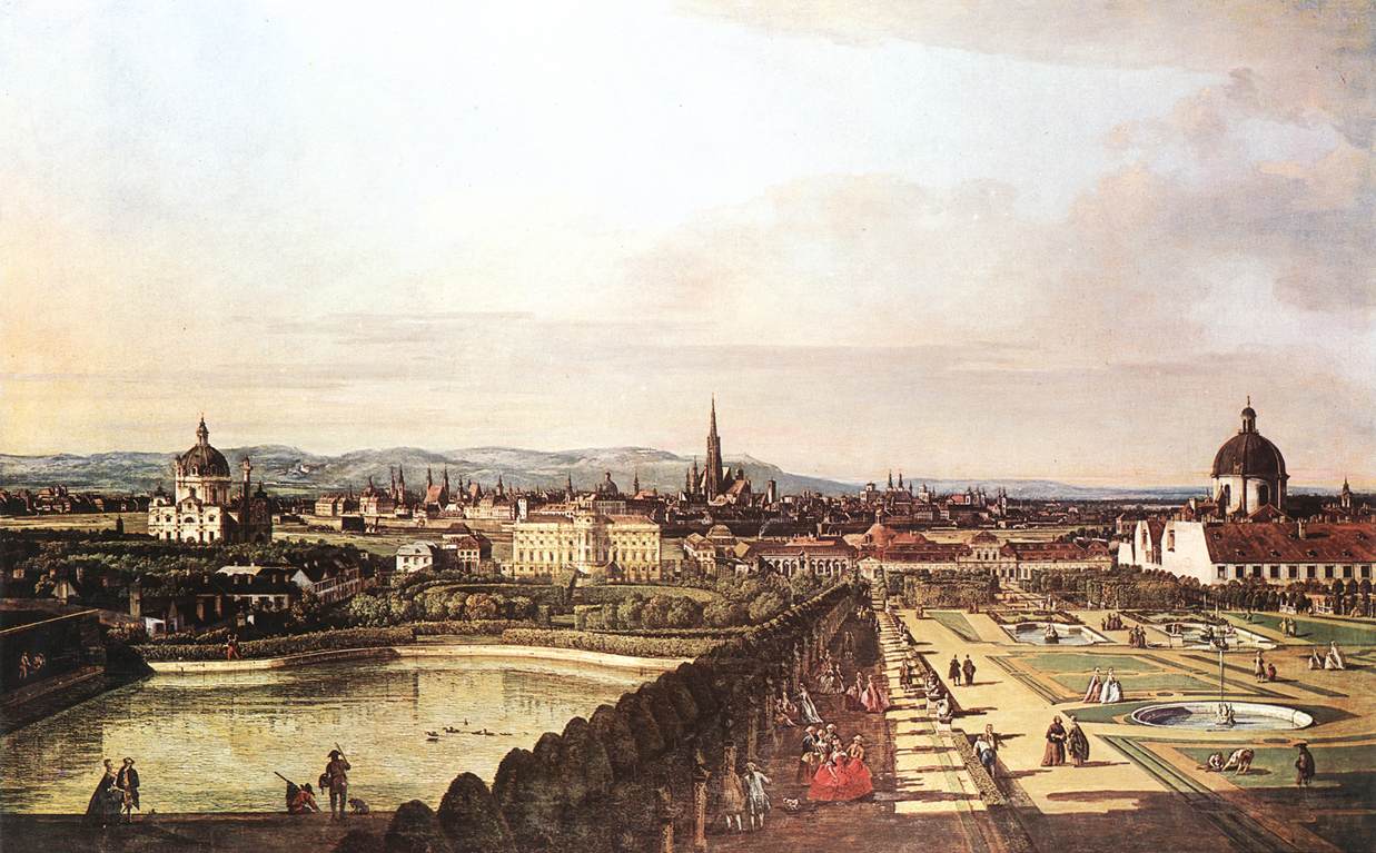 View of Vienna from the Belvedere by