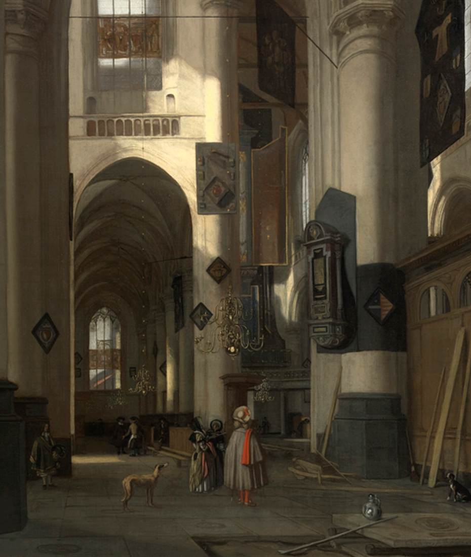 Church Interior by WITTE, Emanuel de