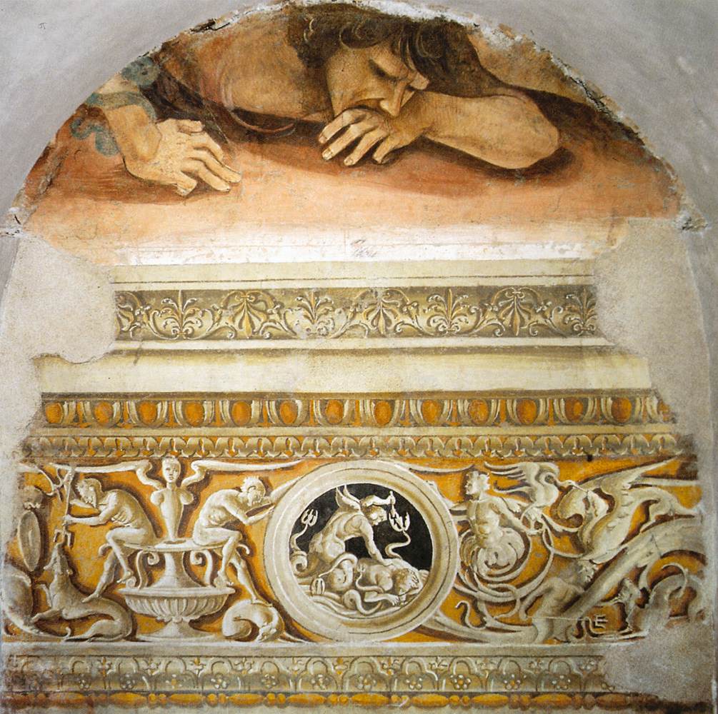 Fresco fragment by