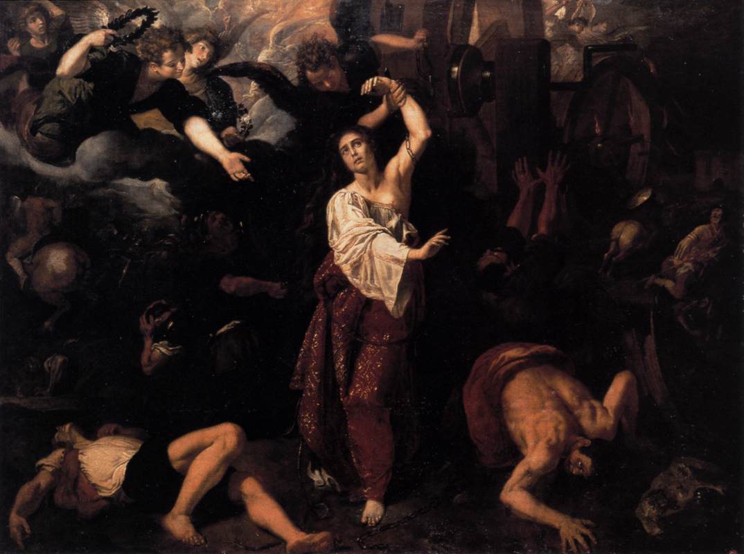 The Martyrdom of St Catherine of Alexandria by CASTELLÓ, Vicente