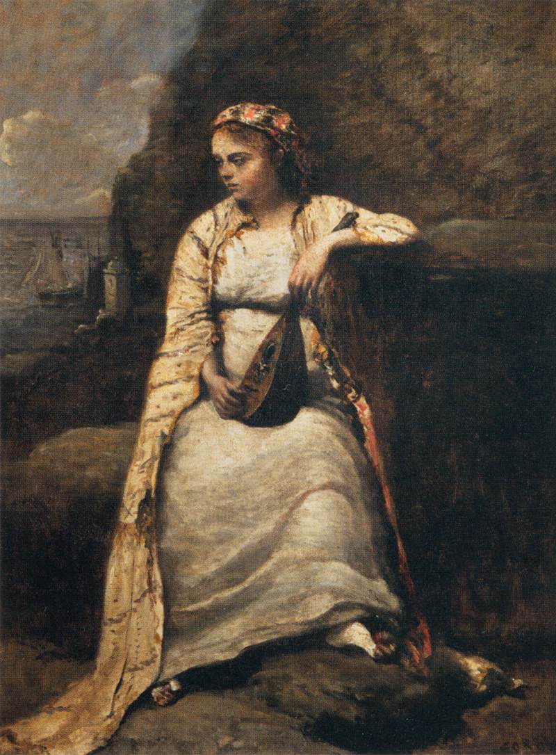 Haydée, Young Woman in Greek Dress by