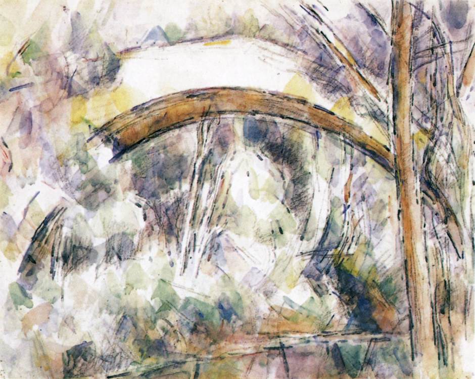 The Bridge of Trois-Sautets by CÉZANNE, Paul