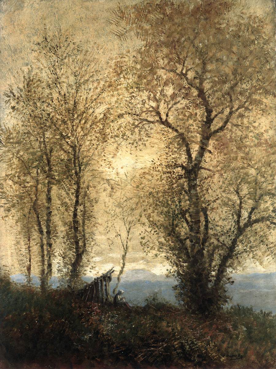 Landscape in Autumn by MEDNYÁNSZKY, László