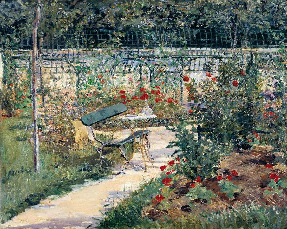 Bench in the Garden at Versailles by MANET, Edouard