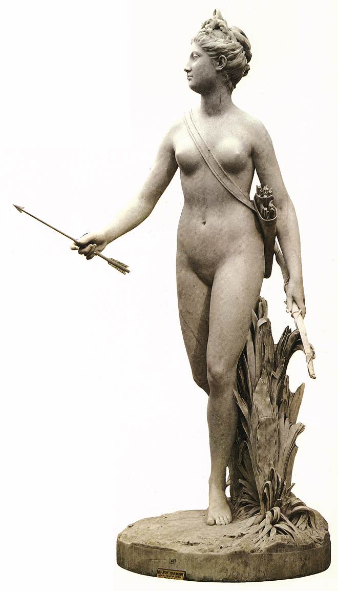 Diana by HOUDON, Jean-Antoine