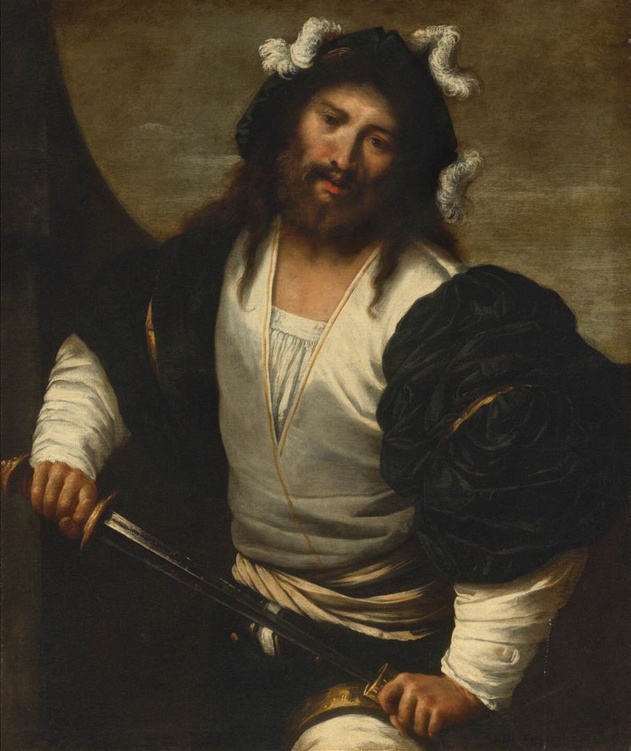 Man Drawing a Sword by