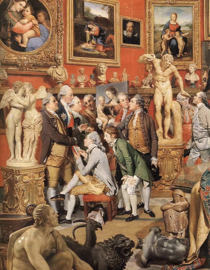 The Tribuna of the Uffizi (detail) by