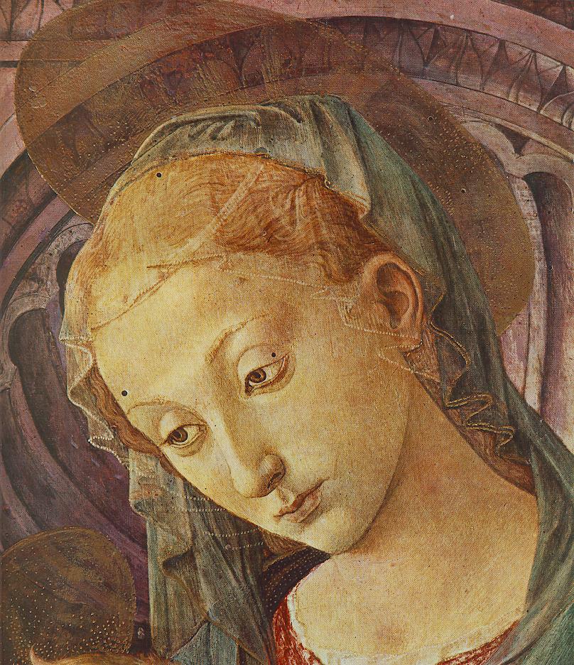 Madonna with Child (detail) by