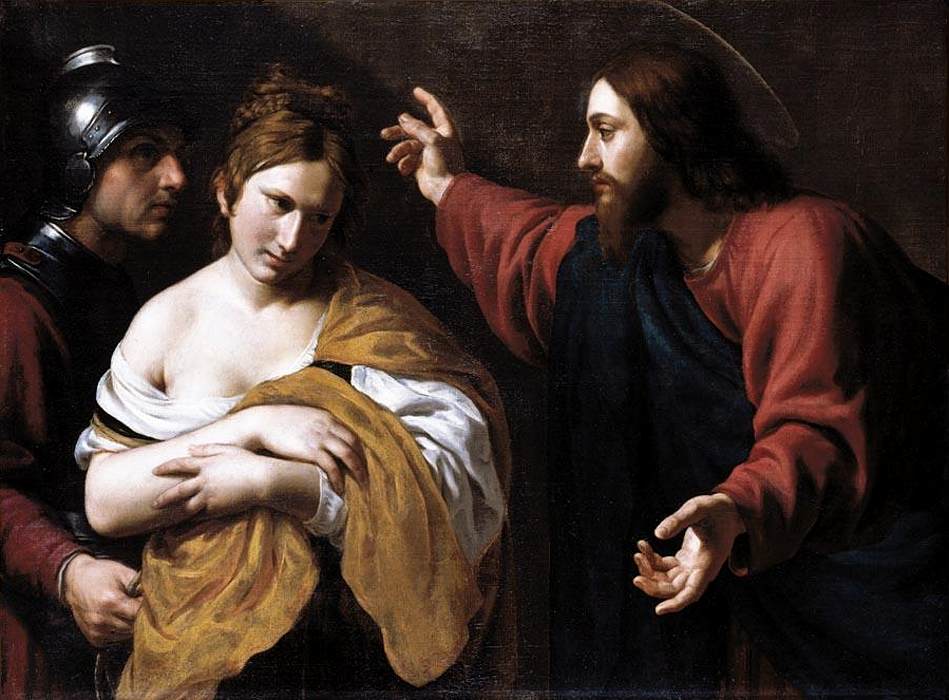 Christ and the Woman Taken in Adultery by TURCHI, Alessandro