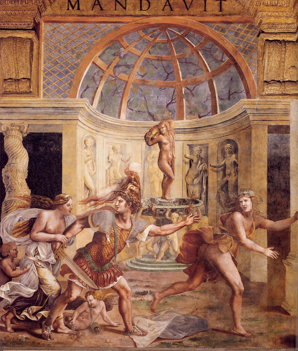 Mars Chasing Adonis from Venus's Pavilion by