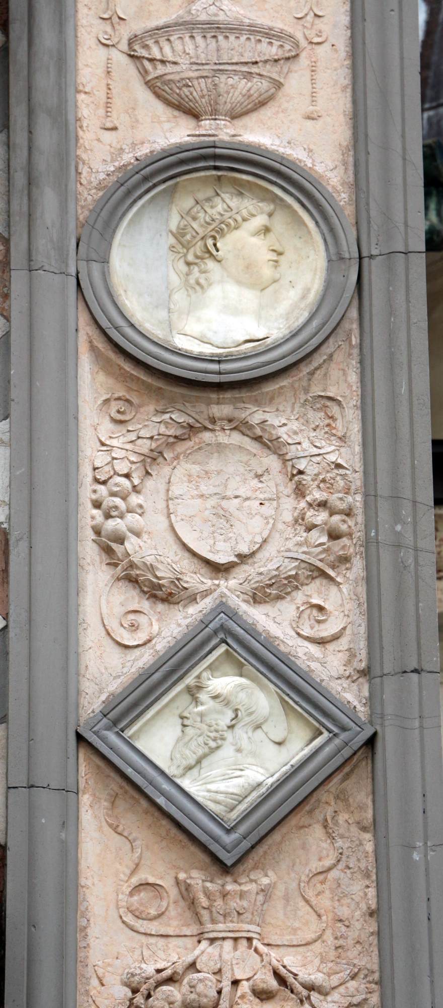 Façade of the Cappella Colleoni (detail) by